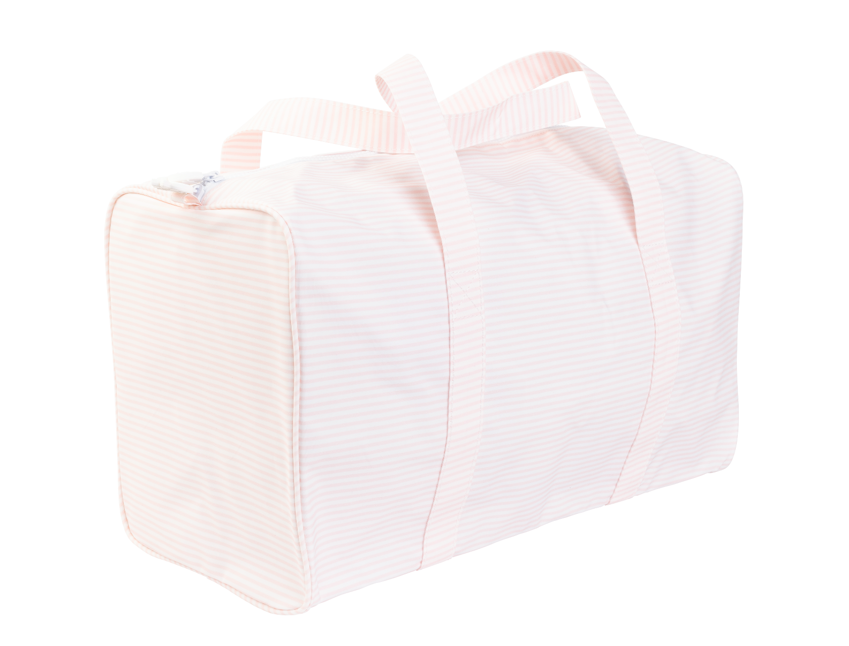 Apple Of My Isla Pink Stripe Duffle Bag