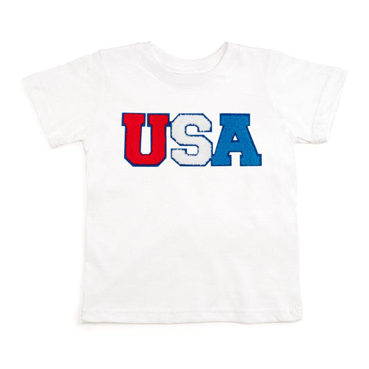 Sweet Wink USA Patch T-Shirt- White