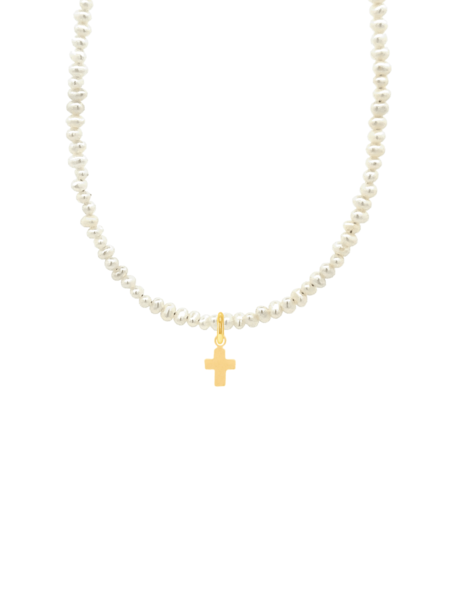 Pearl Cross Necklace