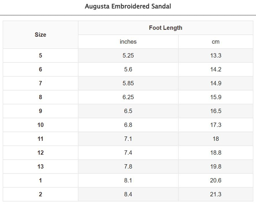 Augusta Embroidered Sandal
