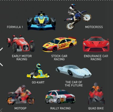 Activity Book- My Sticker Paintings: Cars
