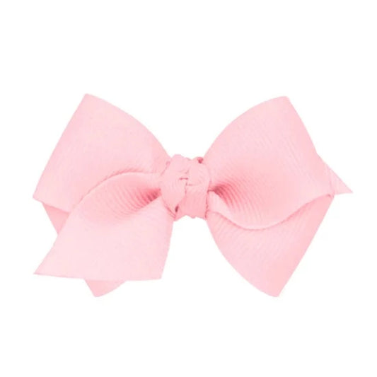 Wee Ones Wee Classic Grosgrain Hair Bow- Light Pink