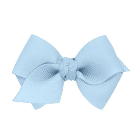 Wee Ones Wee Classic Grosgrain Hair Bow- Millennium Blue