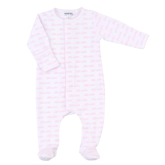 Magnolia Baby Little Sister Printed Footie