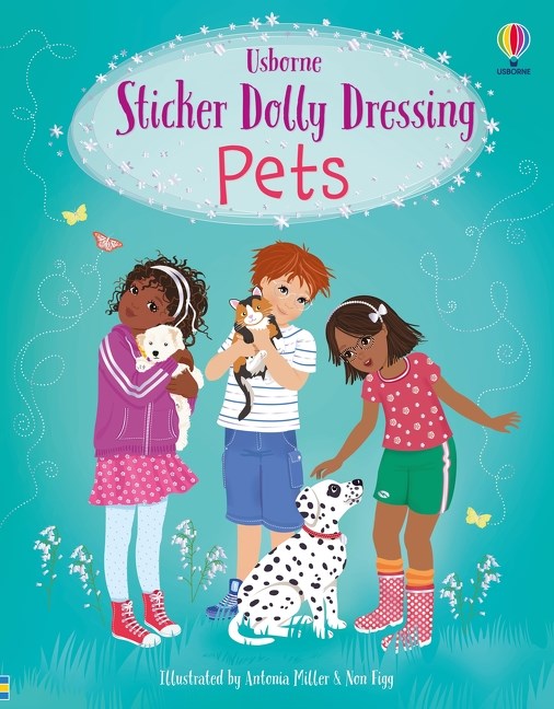 Usborne Books Sticker Dolly Dressing- Pets