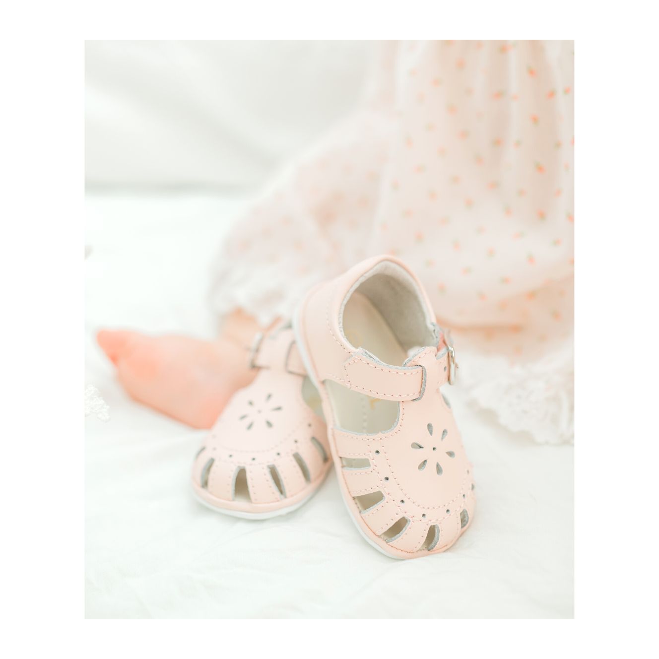 L'Amour Baby Shelby Caged Sandal