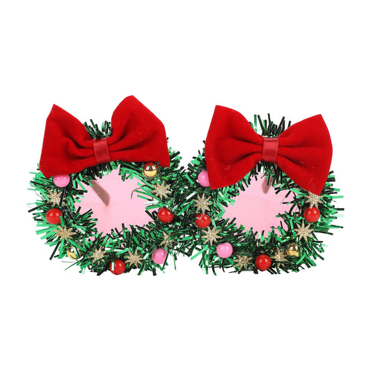 Packed Party Fa La La Wreath Glasses