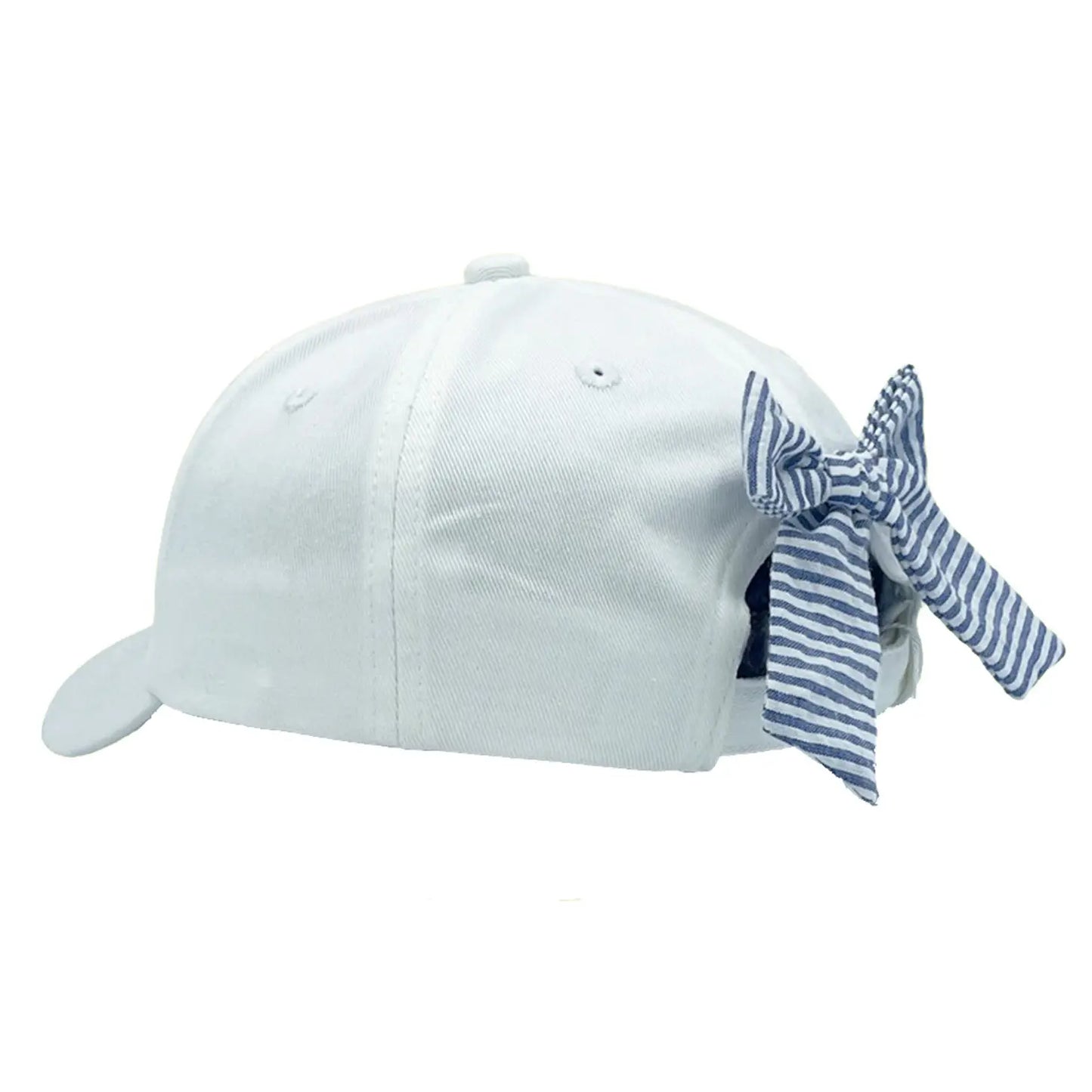 Bits and Bows Girl's American Flag Bow Hat