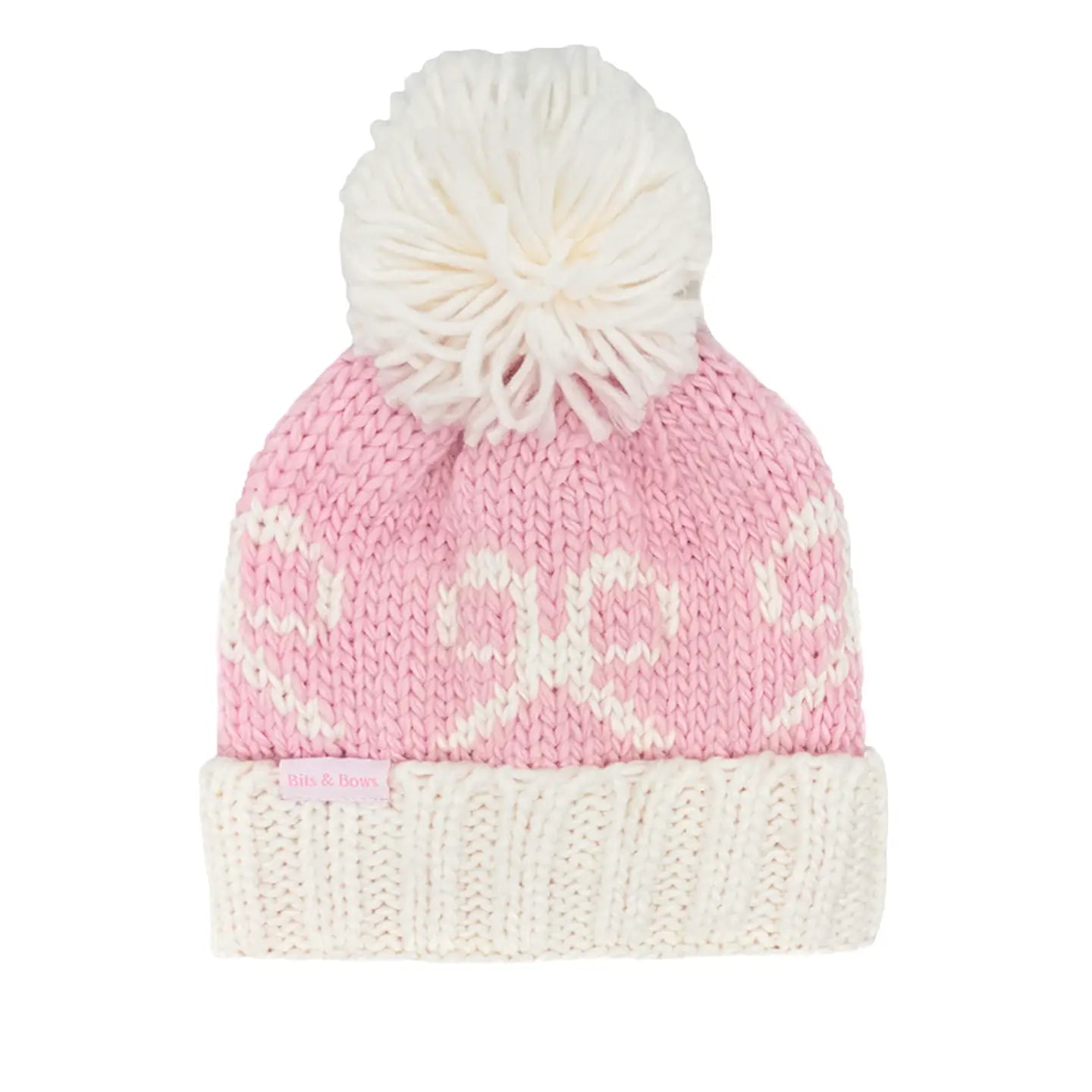 Pink Bows Bobble Hat