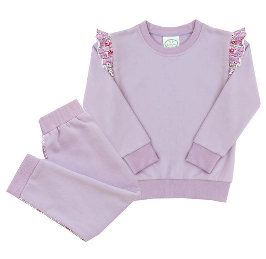 Grace and James Purple Hadley Jogger Set