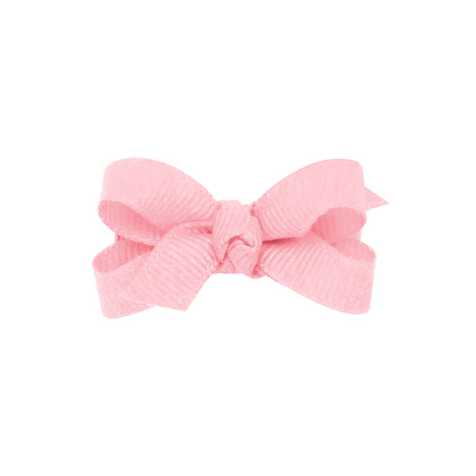 Wee Ones Light Pink Baby Grosgrain Hair Bow