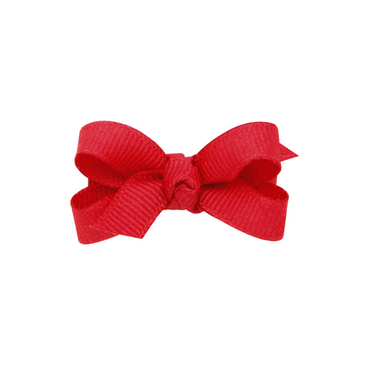Wee Ones Red Baby Grosgrain Hair Bow