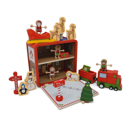Jack Rabbit Creations Suitcase Series: Santa's Workshop
