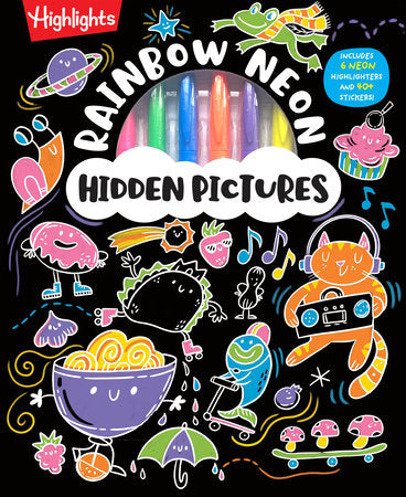 Rainbow Neon Hidden Pictures