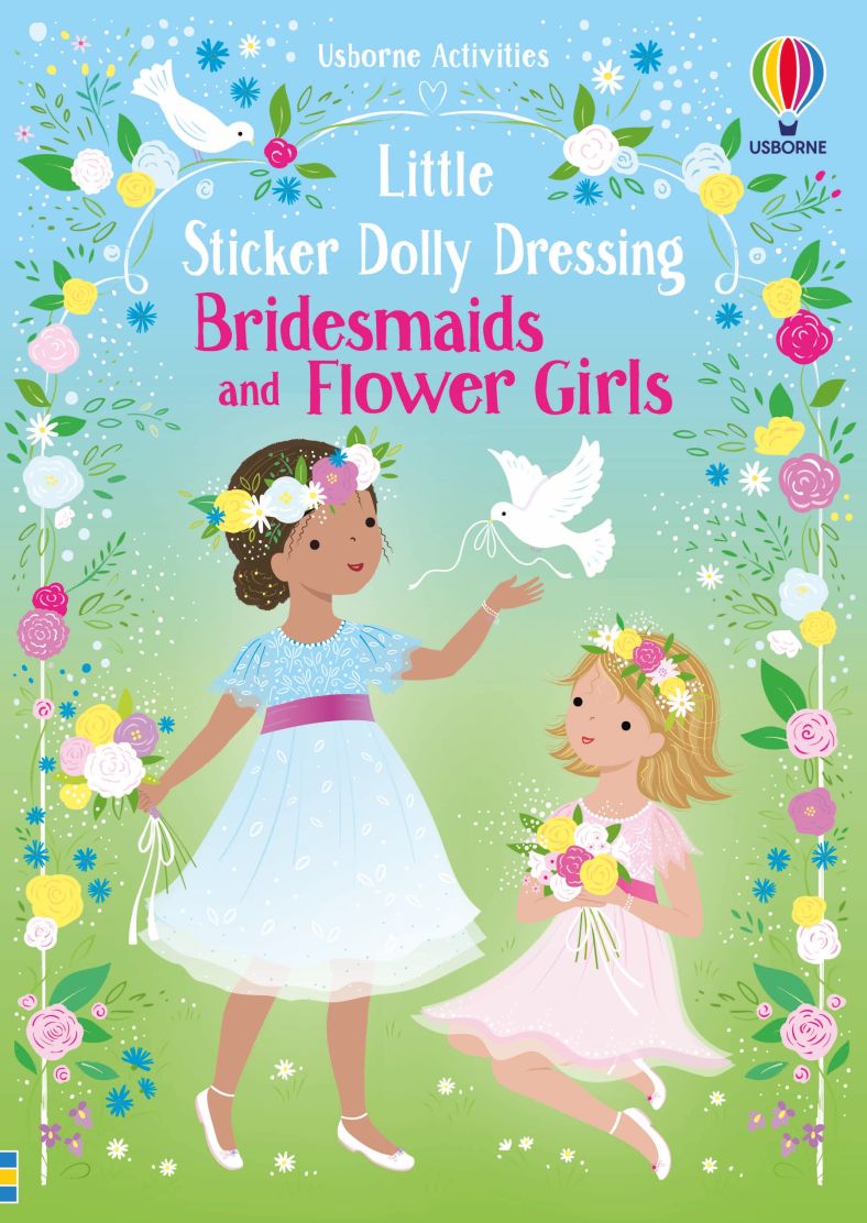 Usborne Books Little Sticker Dolly Dressing Bridesmaids and Flower Girls