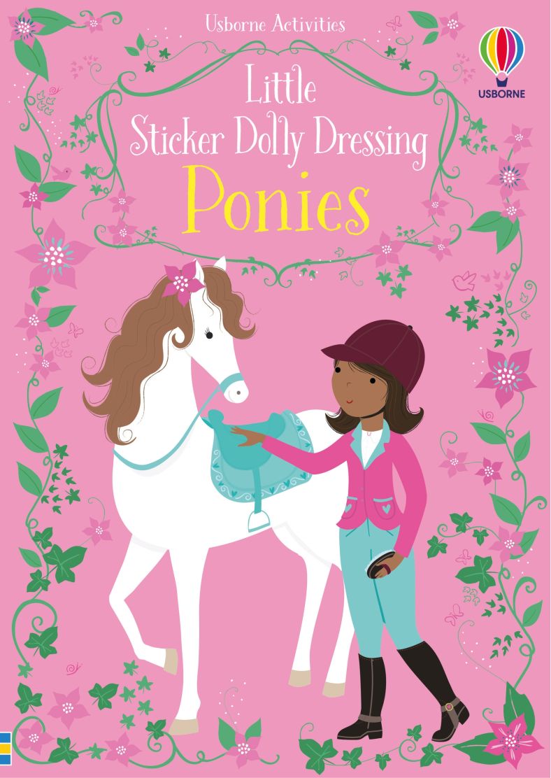 Usborne Books Little Sticker Dolly Dressing Ponies