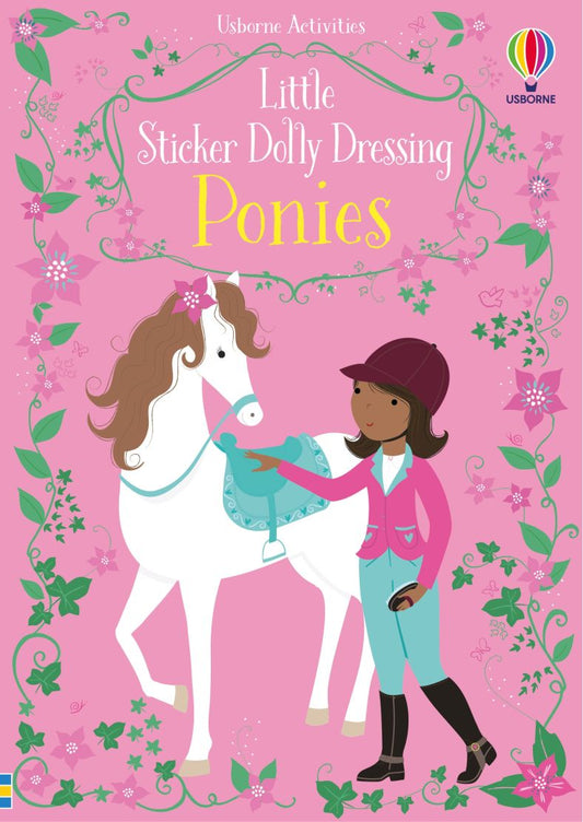 Usborne Books Little Sticker Dolly Dressing Ponies
