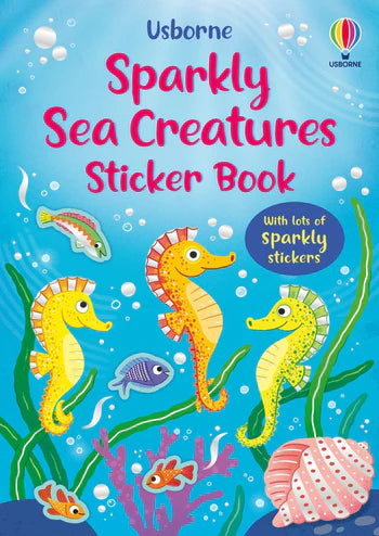 Usborne Books Sparkly Sea Creatures Sticker Book