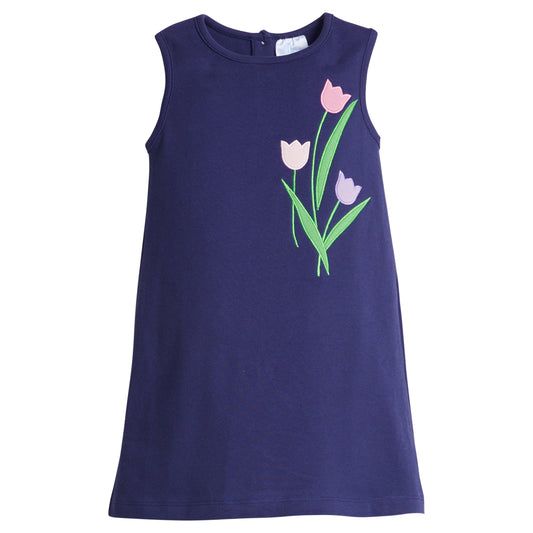Applique Jumper- Tulips