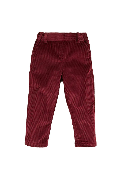 Burgundy Corduroy Trousers
