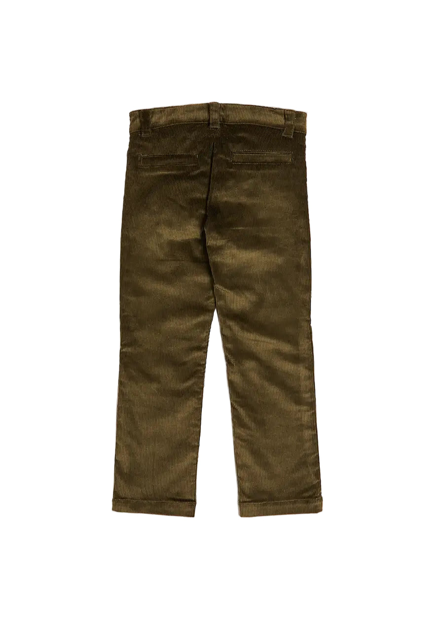 Pepa London Burgundy Olive Green Five Pocket Trousers