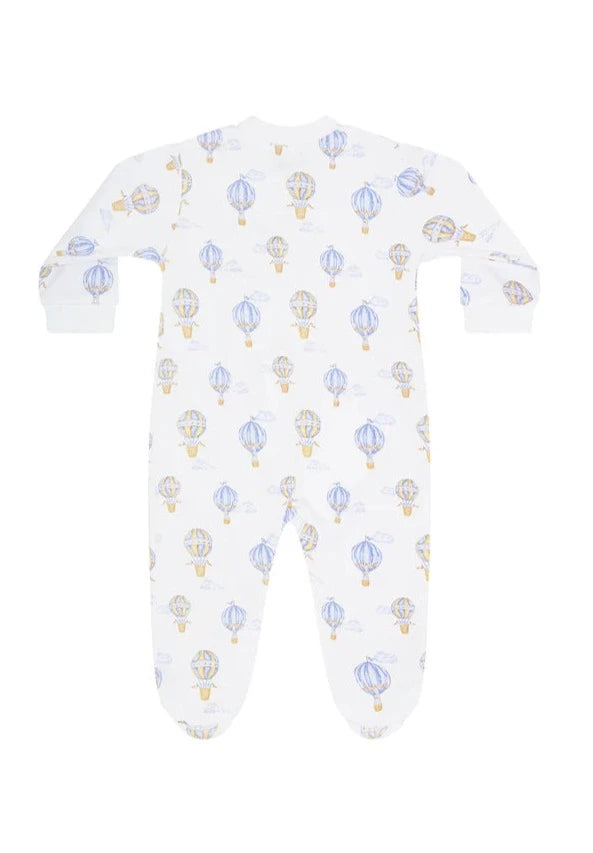 Nellapima Blue Balloons Print Zipper Footie