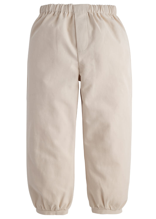 Little English Banded Pull On Pant - Pebble Twill