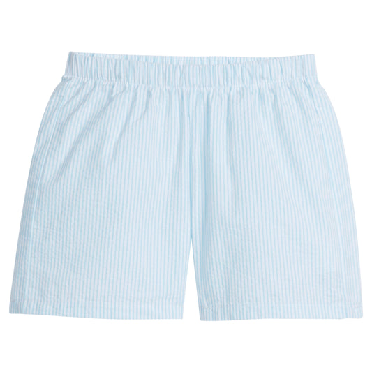 Little English Basic Short - Island Stripe Seersucker