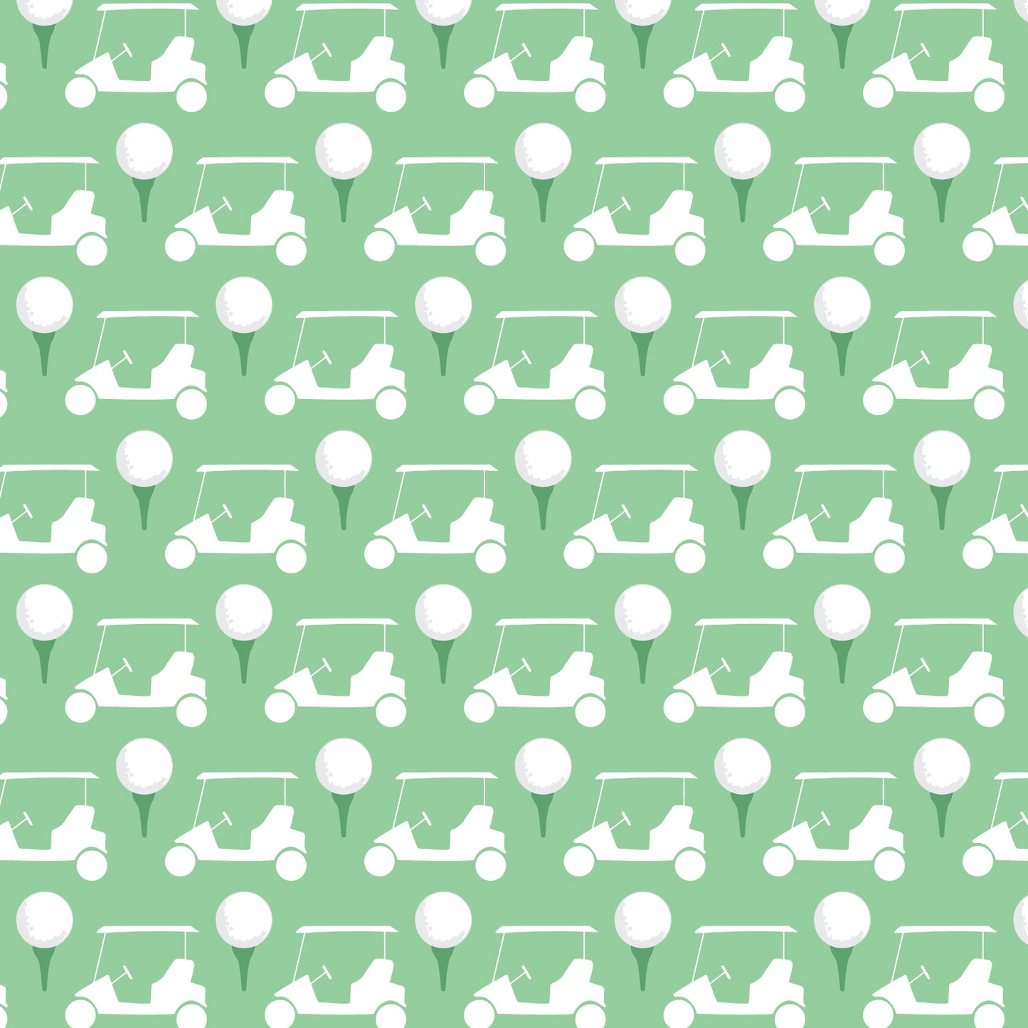 Lila and Hayes Parker Zipper Pajama - Golf Putting Green
