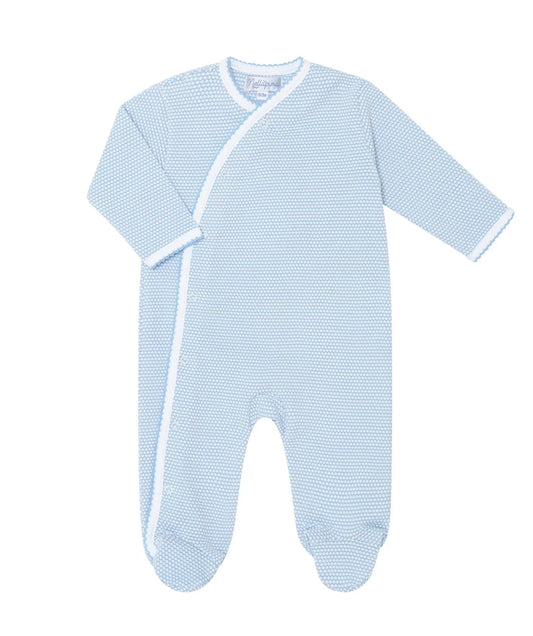 Nellapima Blue Bubble Crossover Footie