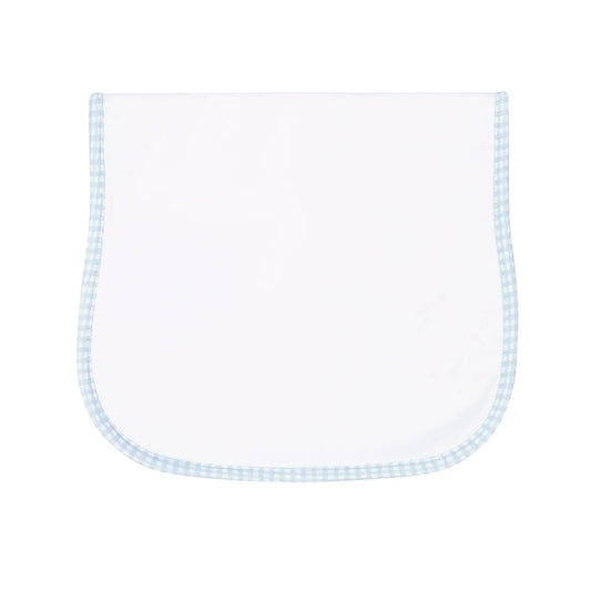 Nellapima Blue Gingham Burp Cloth