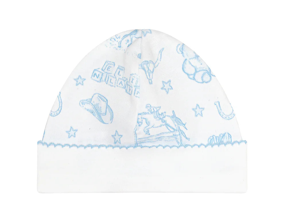 Nellapima Blue Lone Star Toile Hat