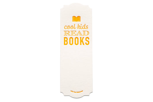 Letterpress Cool Kids Bookmark