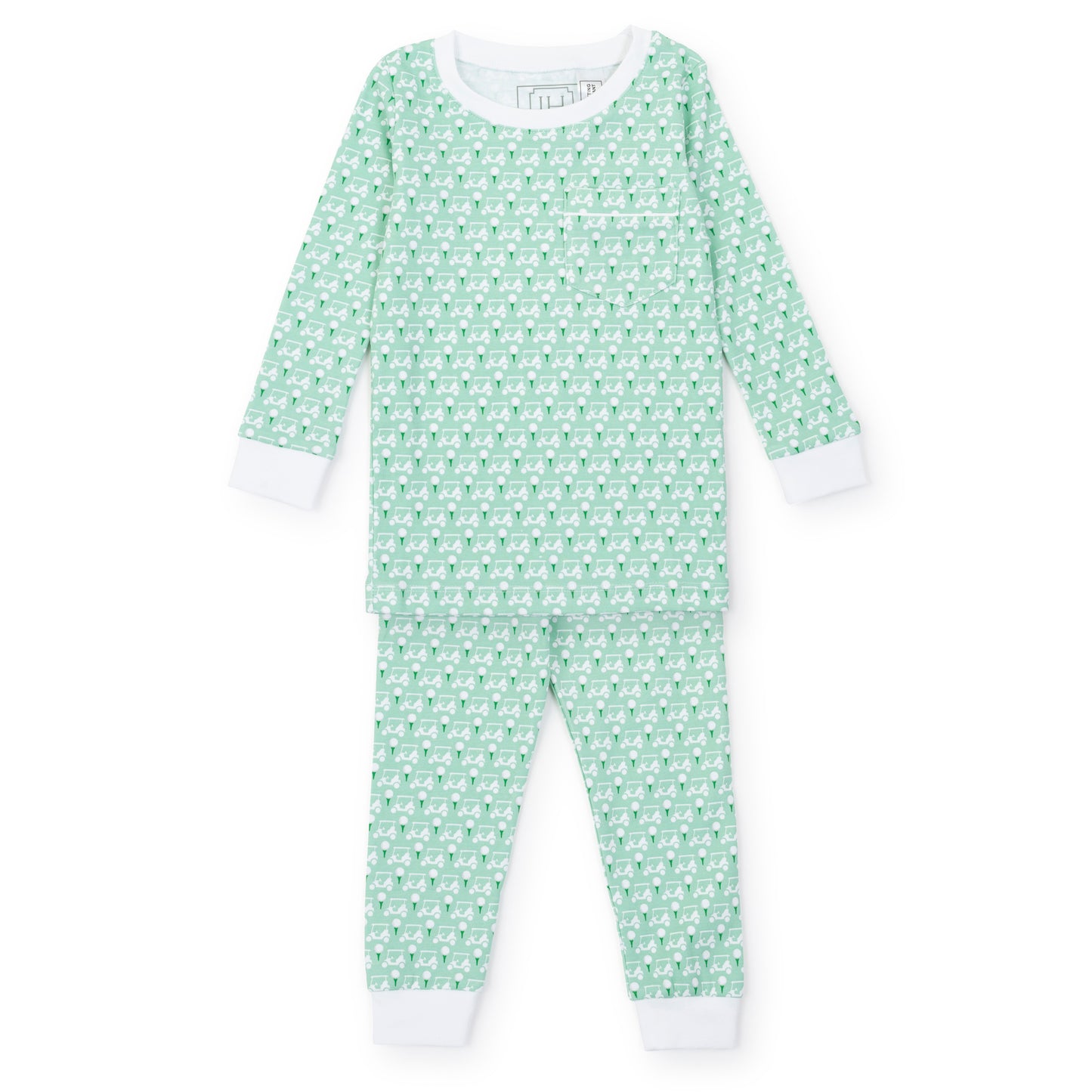 Lila and Hayes Bradford Pajama Set - Golf Putting Green