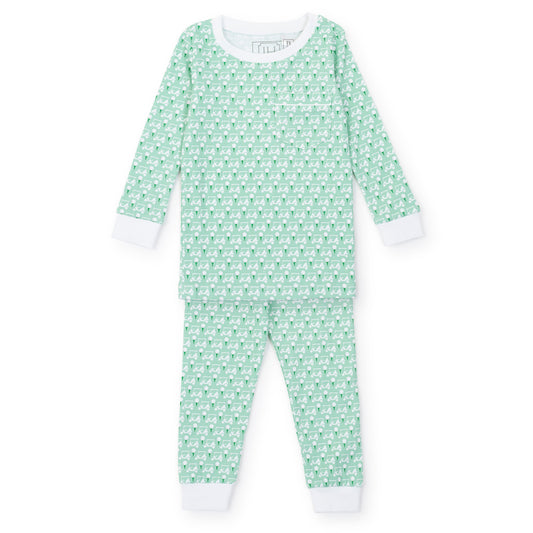 Lila and Hayes Bradford Pajama Set - Golf Putting Green