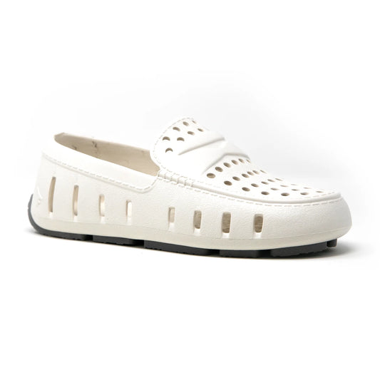 BRIGHT WHITE/HARBOR MIST GRAY - KIDS Floafers children shoes