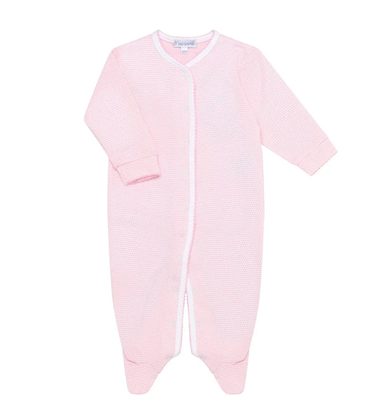 Nella Pima Pink Bubble Baby Footie
