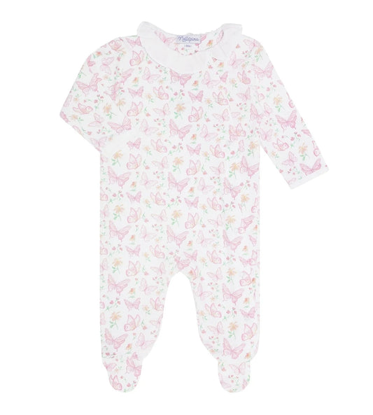 Nellapima Butterflies Print Crossover Footie