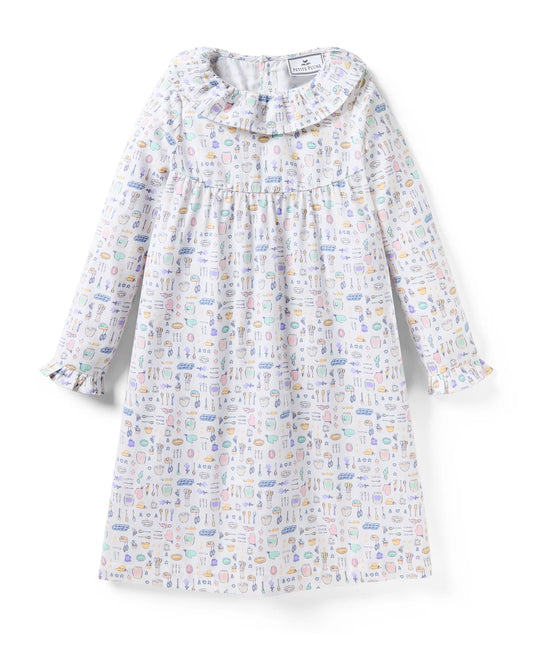 Petite Plume Baking Spirits Bright Twill Scarlett Nightgown