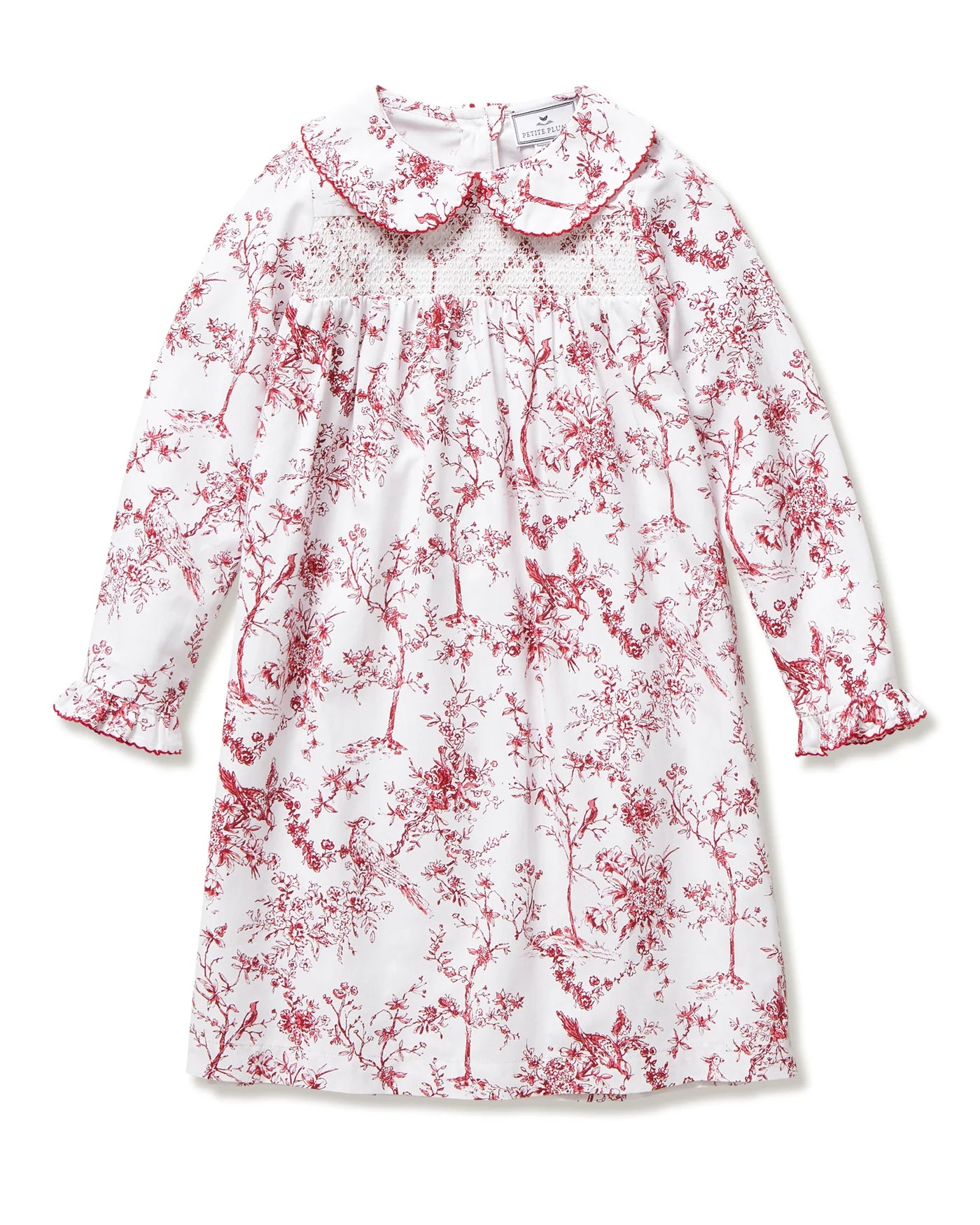 Petite Plume Red Timeless Toile Eloise Nightgown