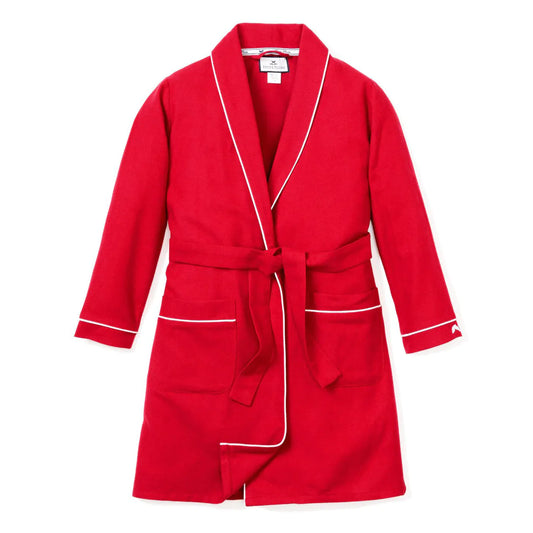 Petite Plume Red Flannel Children's Robe