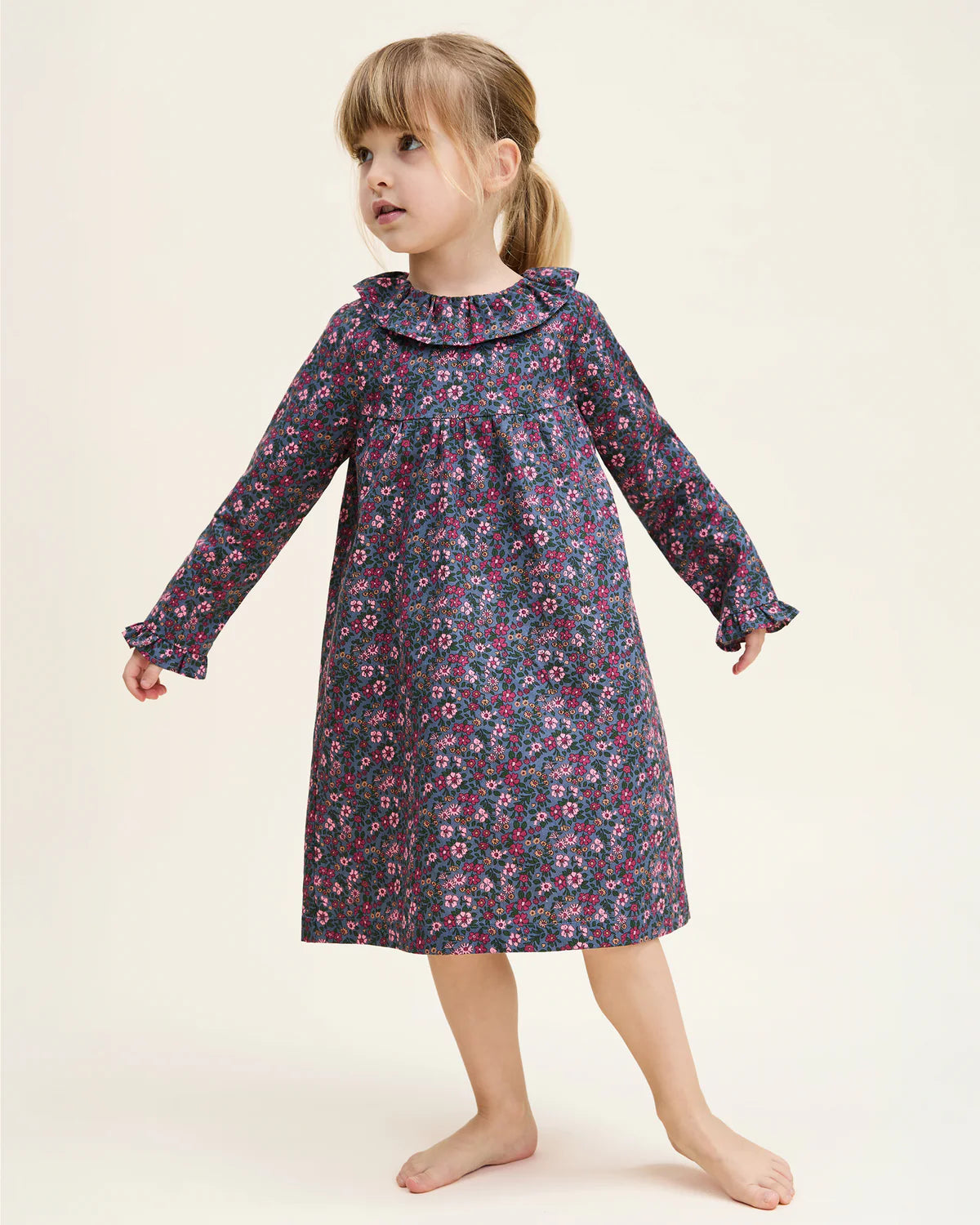 Fleurs de Saison Twill Scarlett Nightgown