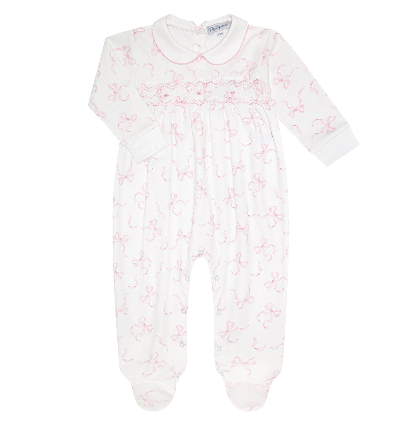 Nellapima Charming Bows Smocked Footie