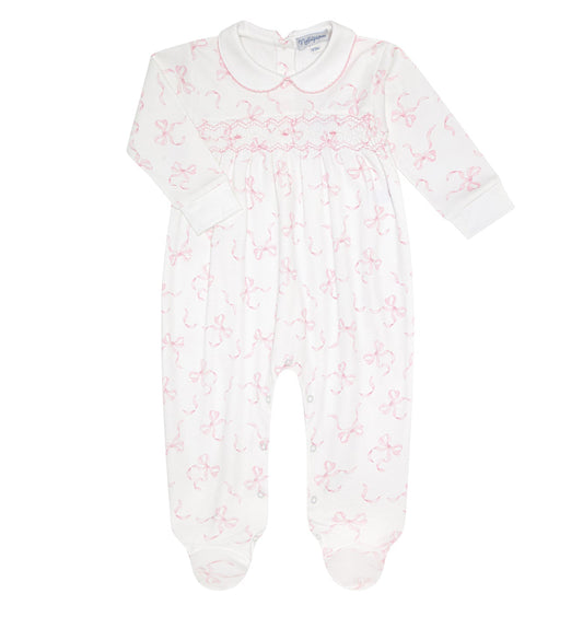 Nellapima Charming Bows Smocked Footie