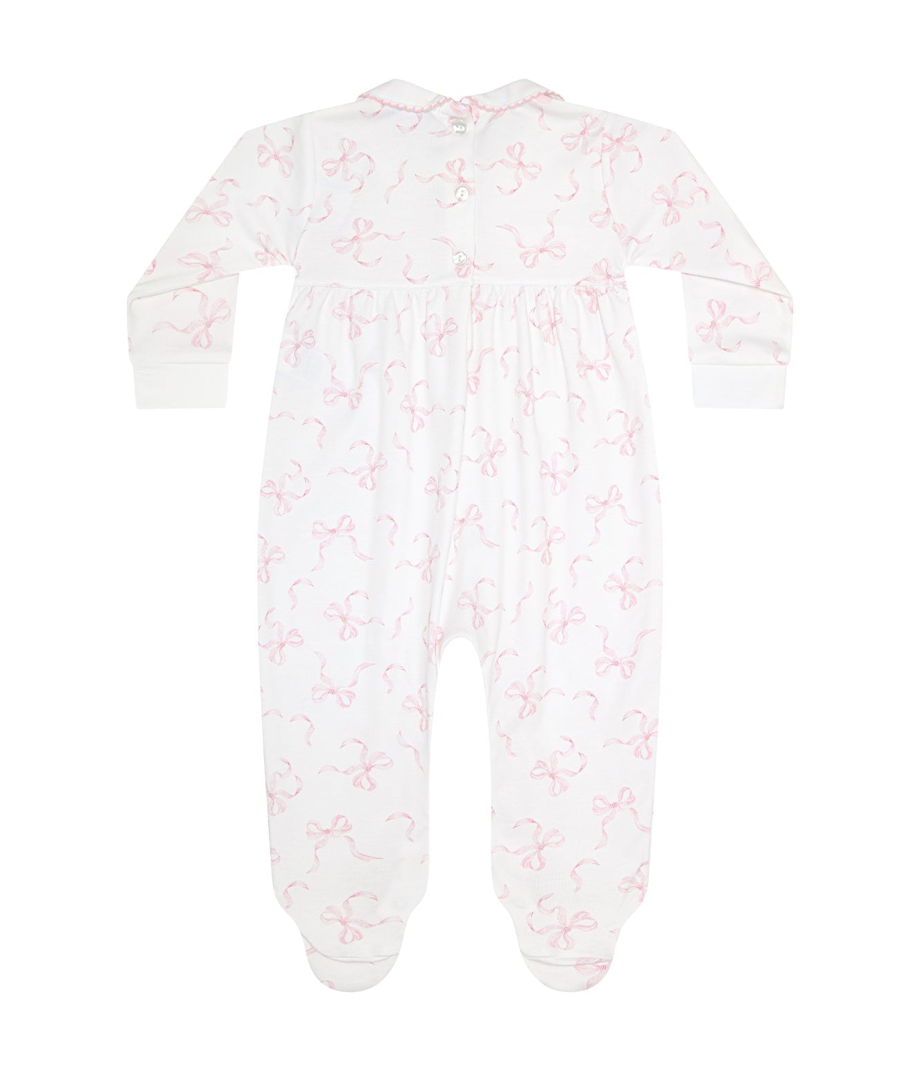 Nellapima Charming Bows Smocked Footie