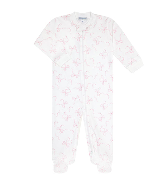 Nellapima Charming Bows Zipper Footie