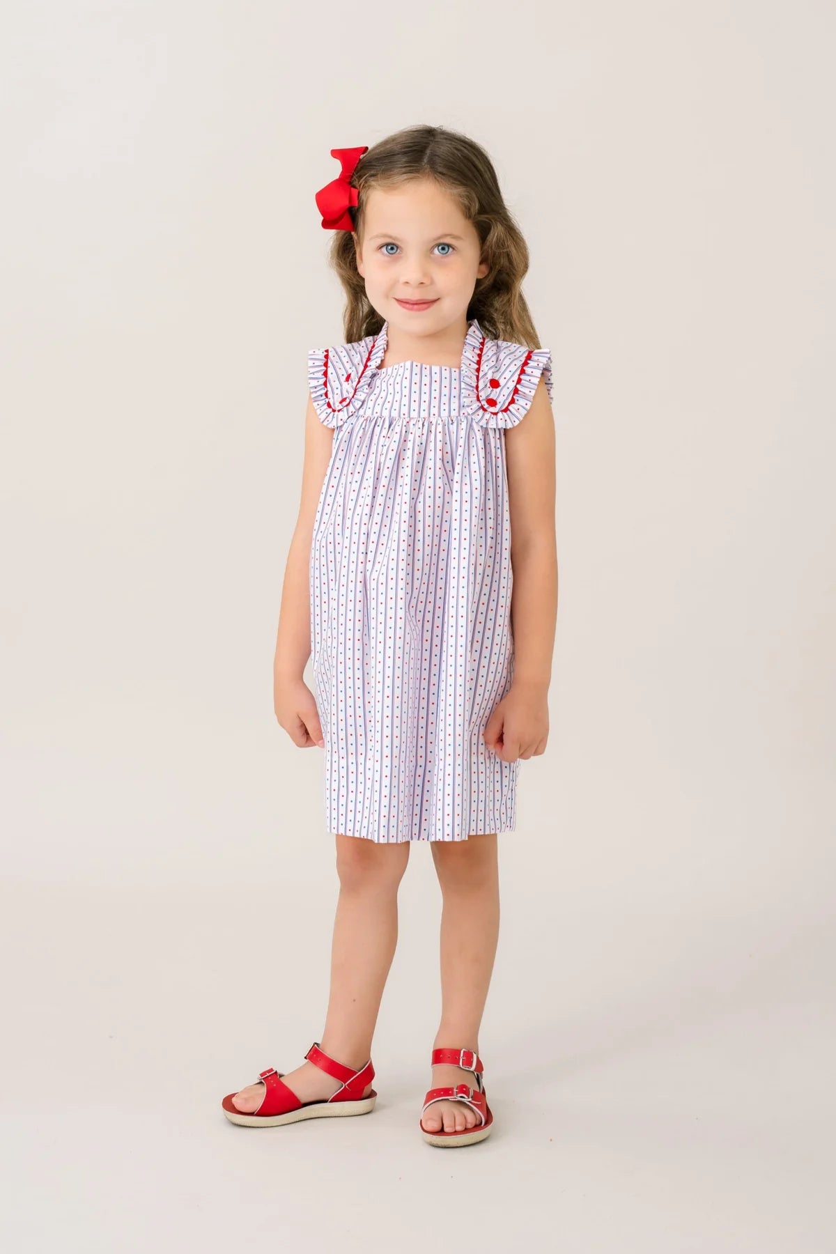 Lullaby Set Frances Flap Dress- All American