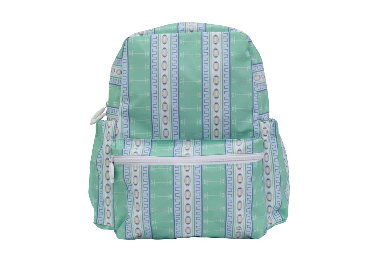 Apple Of My Isla Football Small Backpack – Jojo Mommy