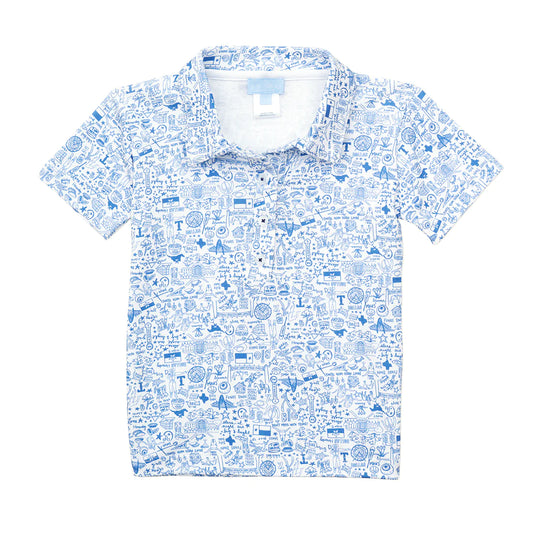 Joy Street Dallas-Fort Worth Polo- Stars at Night Blue