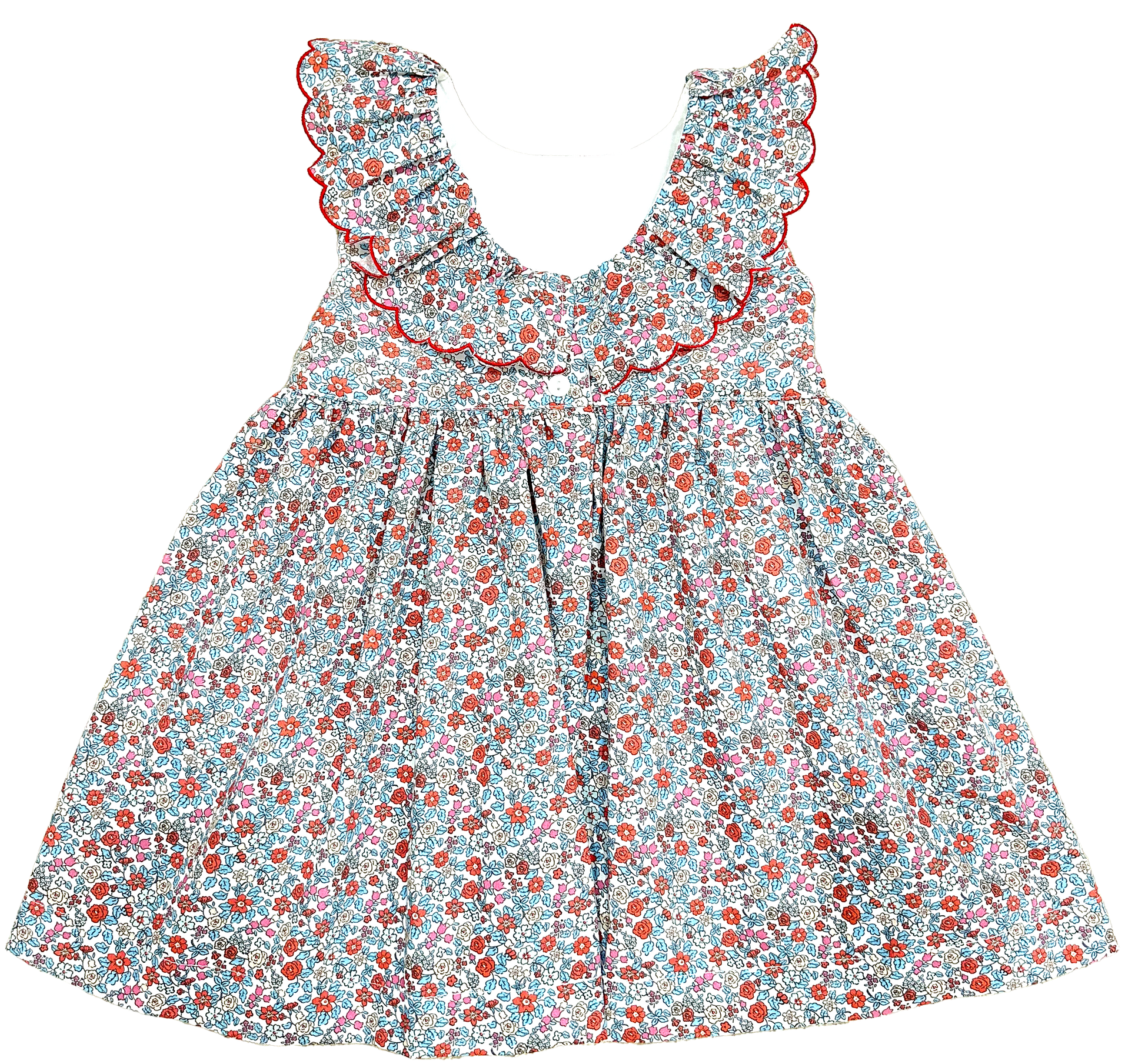 Sal and Pimenta Sal & Pimenta + Jojo Mommy Floral Scalloped Dress